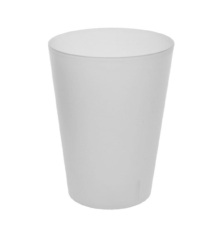Plastic Pint Glass PP Reusable Translucent 500ml (384 Units)