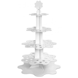 Display Stand Appetizers and Cones "Flower" 75cm (5 Units)