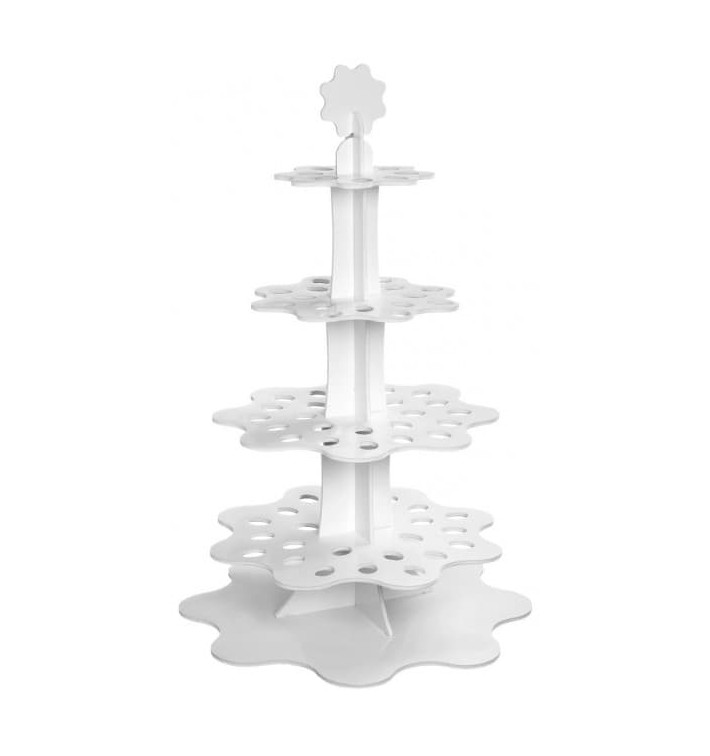 Display Stand Appetizers and Cones "Flower" 75cm (5 Units)