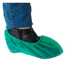 Disposable Plastic Shoe Covers PE CPE G160 Green (1000 Units)