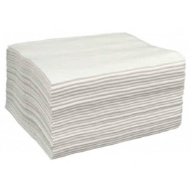 Disposable Spunlace Towel for Manicure Pedicure White 30x40cm 50g/m² (100 Units)  
