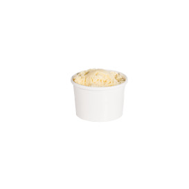 Paper Container White 8Oz/237ml Ø9,1cm (500 Units)
