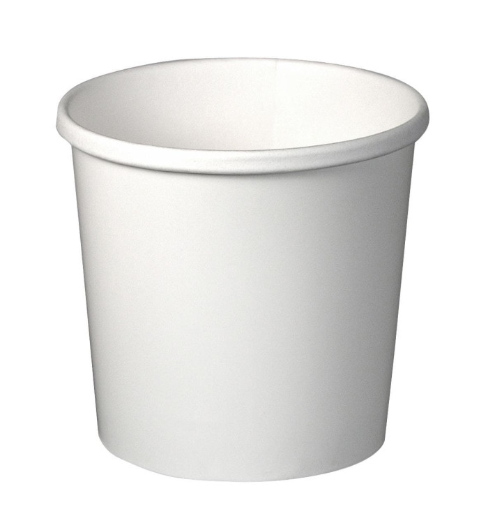 Paper Container White 12Oz/355ml Ø9,1cm (500 Units)