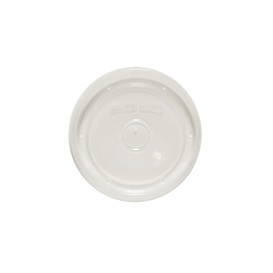 Plastic Lid PP Flat Translucent Ø9,1cm (50 Units)