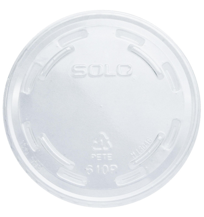 Plastic Lid PET Crystal Flat Ø7,8cm (1000 Units)