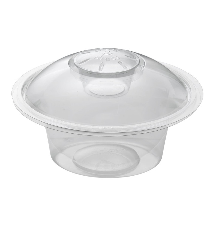 Plastic Deli Container 750ml + Plastic Lid "Press&Dress" + Portion Cup (150 Packs)