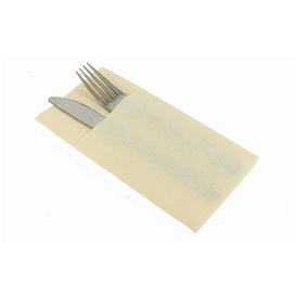Pocket Fold Airlaid Napkins "Kanguro" Cream 40x40cm (30 Units) 