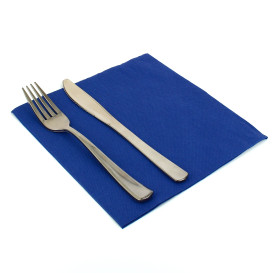 Paper Napkin Double Point Blue 2C 33x33cm (50 Units) 
