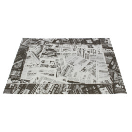 Paper Placemats 30x40cm "Prensa" Black 50g (500 Units)  