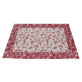Paper Placemats 30x40cm "Cachemir" Burgundy 50g (500 Units)  