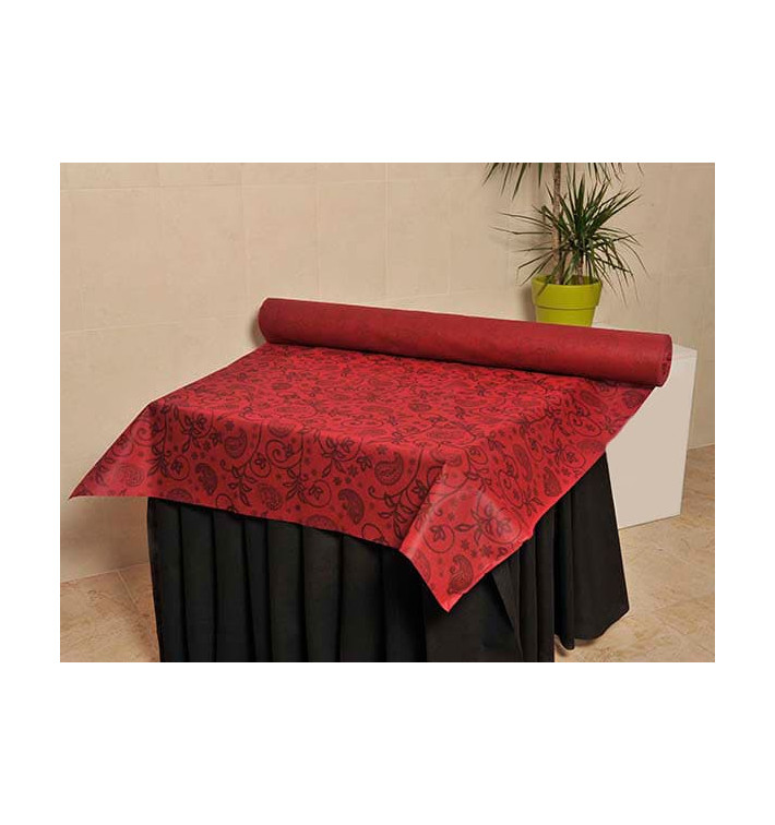 Novotex Tablecloth Roll Burgundy "Cachemir" P40cm 1,2x48m  (1 Unit)