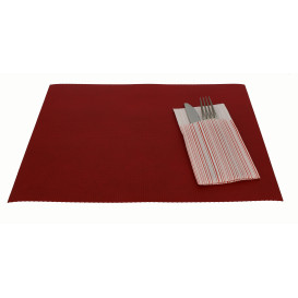 Novotex Placemat Reusable Burgundy 250g 30x40cm (150 Units)  