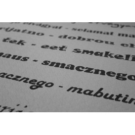 Paper Tablecloth Roll "Buen Provecho" 1,2x100m 37g (6 Units)