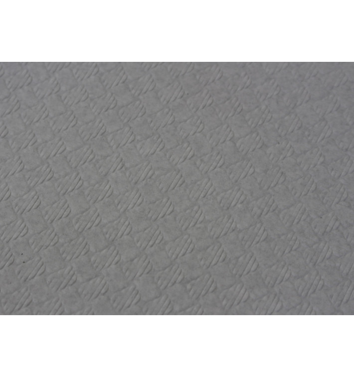 Pre-Cut Paper Tablecloth Grey 40g 1x1m (400 Units)  