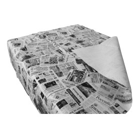 Pre-Cut Paper Tablecloth 1x1m White "Prensa" 37g 1x1m (400 Units)