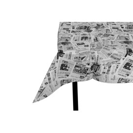 Pre-Cut Paper Tablecloth 1x1m White "Prensa" 37g 1x1m (400 Units)