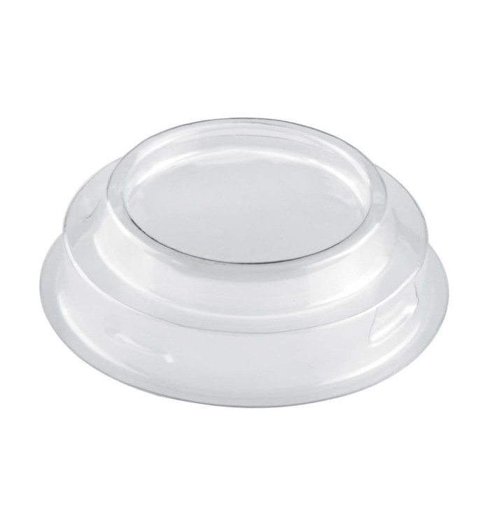 Plastic Lid PET for Plastic Tasting Cup Cone Shape High Clear 70 ml (25 Units) 