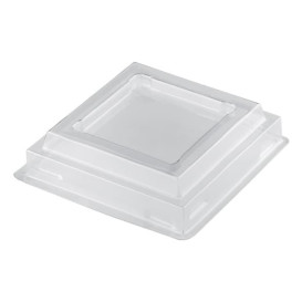 Plastic Lid PET for Plastic Tasting Cup "Onda" Clear 100ml (25 Units) 