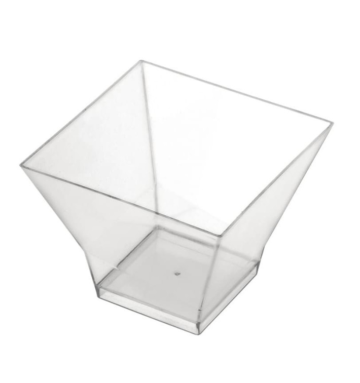 Plastic Tasting Cup PS "Pagoda" Clear 65ml (25 Units) 