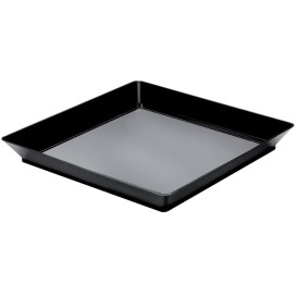 Tasting Tray PS Medium size Black 13x13 cm (192 Units)
