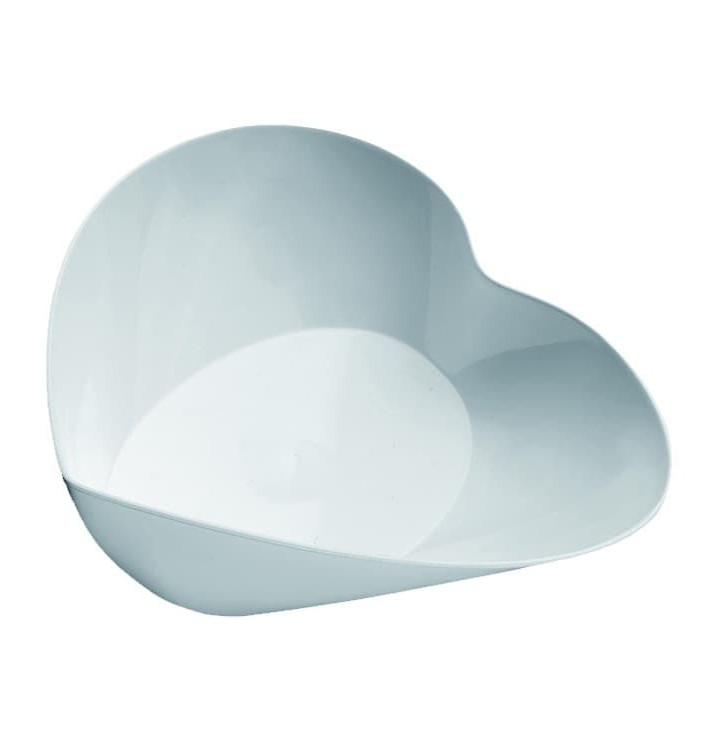 Tasting Plastic Bowl PS "Lovers" White 30ml (500 Units)