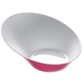 Plastic Bowl PS "Sodo" White and Multicolor 50 ml (8 Units)