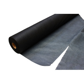 Novotex Tablecloth Roll Black "Espiral" P40cm 1,2x50m (6 Units)