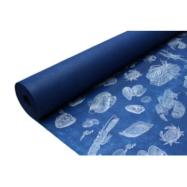 Novotex Tablecloth Roll Blue "Marisco" P40cm 1,2x50m (6 Units)