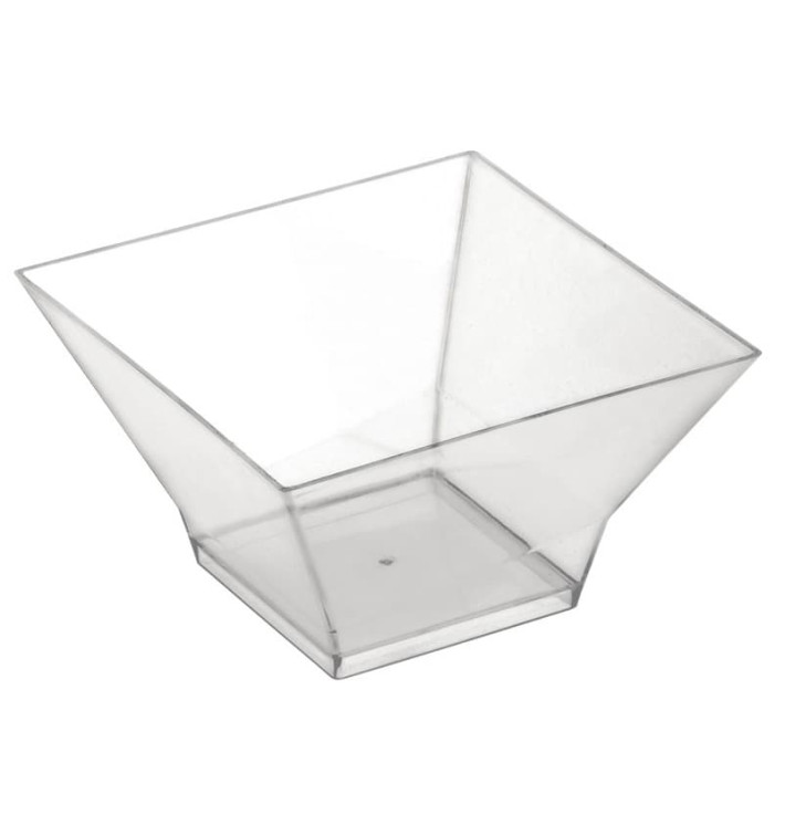 Tasting Plastic Bowl PS "Pagoda" Clear 350ml (12 Units) 