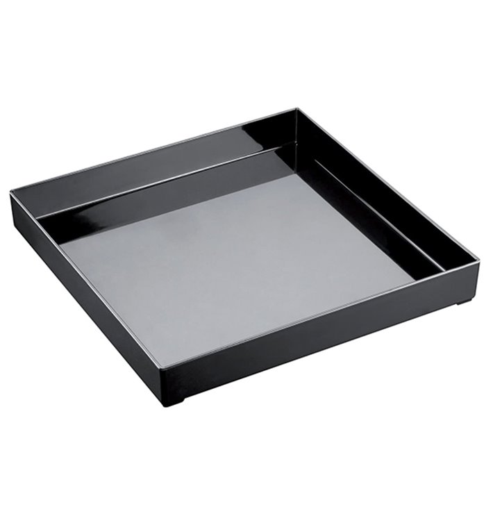 Plastic Tray Black 30x30cm (1 Unit) 