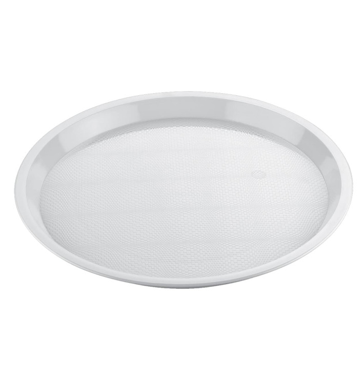 Plastic Tray White Ø32cm (25 Units)