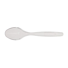 Plastic Teaspoon PS Clear 12cm (40 Units) 