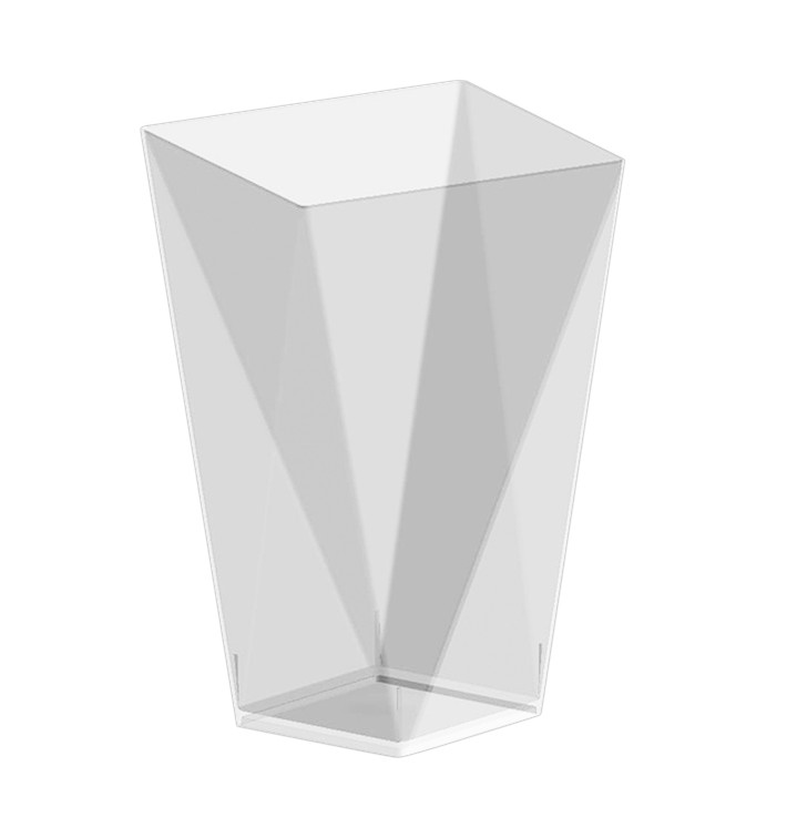Plastic Tasting Cup PS "Diamond" Clear 150 ml (12 Uts)
