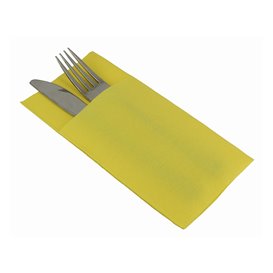 Pocket Fold Paper Napkins Yellow 40x40cm (960 Units)