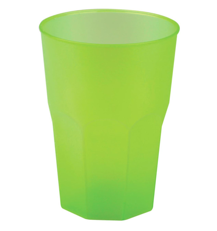 Plastic Cup PP "Frost" Lime Green 350ml (20 Units) 