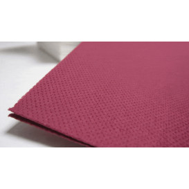 Paper Napkin Double Point Burgundy 40x40cm (50 Units) 