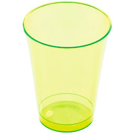 Plastic Cup PS Injection Moulding Green 230 ml (10 Units) 