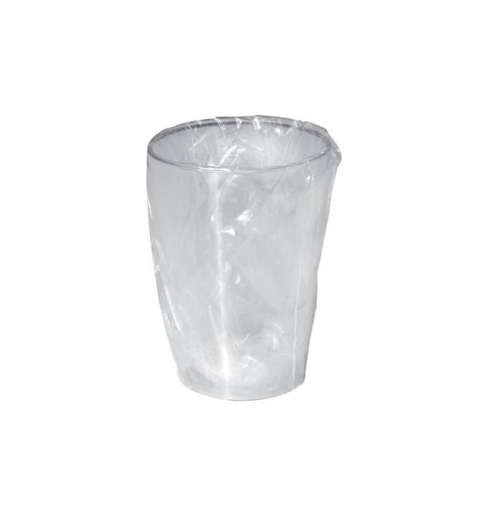 Plastic Cup PS "Moon" Wrapped Clear 230ml (500 Units)