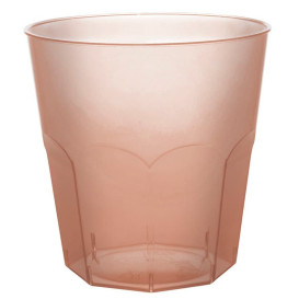 Plastic Cup PS Brown Clear Ø7,3cm 220ml (50 Units) 