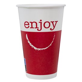 Paper Cup "Enjoy" 12 Oz/360 ml Ø8,0cm (100 Units)  