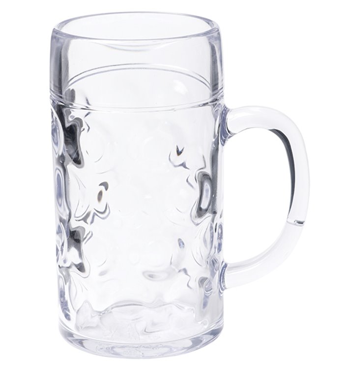 Plastic Tankard Reusable SAN Ø77mm 500ml (1 Unit)