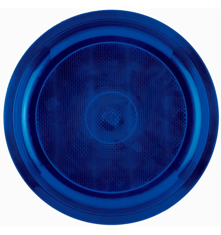 Plastic Plate Blue "Round" PP Ø29 cm (300 Units)