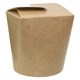 Paper Take-out Container Kraft 529ml (500 Units)