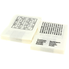 Paper Napkin Miniservis "Hobbie" 17x17cm (200 Units)  