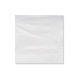 Paper Napkin Edging White 25x25cm 2C (3400 Units)