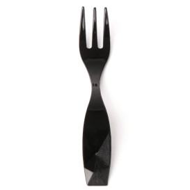 Tasting Mini Fork "Charme" Black 10cm (600 Units)  