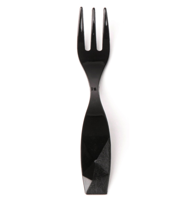 Tasting Mini Fork "Charme" Black 10cm (2400 Units)
