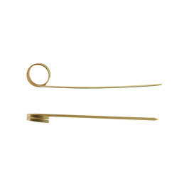 Bamboo Food Pick with Ripple Handle Design 9cm (5000 Units)