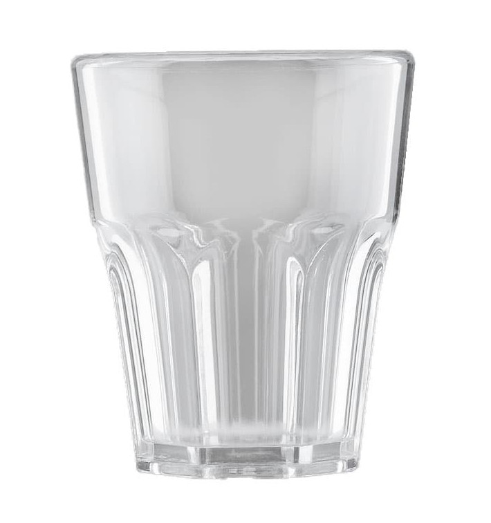 Plastic Shot SAN Reusable "Frost" Clear 40ml (6 Units) 