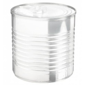 Tasting Plastic Tin Can PS Clear 60ml Ø5,1x4,8cm (200 Units)